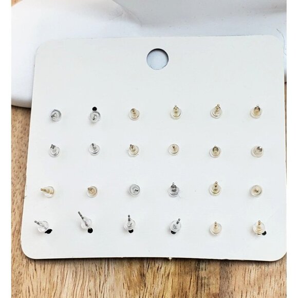 Christmas Earrings Post Back 12 Pairs - Picture 8 of 8